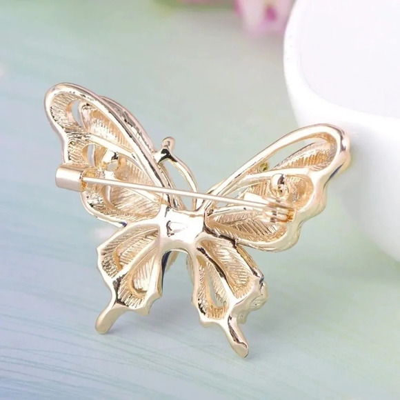 VQ Colorful Butterfly Brooch - Picture 2 of 6